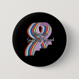 World Cancer Day Support Squad Cancer Survivor Awa 2 Inch Round Button