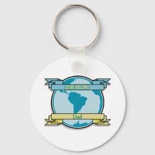 World Champion Dad Keychain