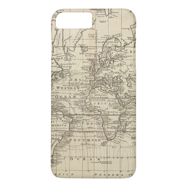 World Chart Case-Mate iPhone Case (Back)