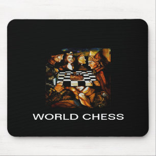 WORLD CHESS, MOUSEPAD