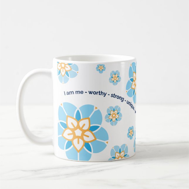 World Childless Week Affirmations Mug - white (Left)