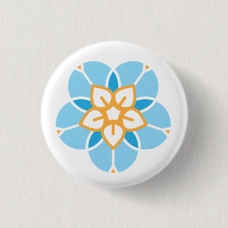 World Childless Week badge (white) 1 Inch Round Button