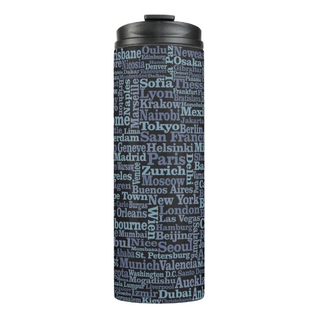 World Cities tumbler (Front)