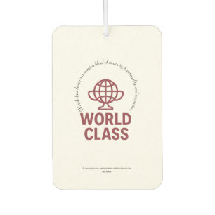 World-class design is a seamless blend air freshener