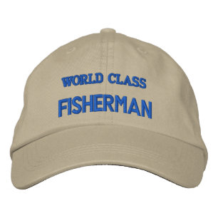 WORLD CLASS FISHERMAN EMBROIDERED HAT