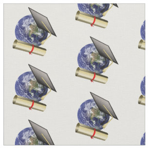 World Class Grad Cap /Diploma Fabric