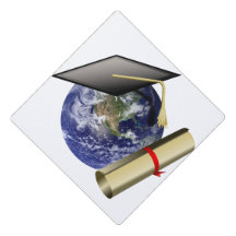 World Class Graduation - Cap and Golden Diploma
