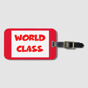 World Class Luggage Tag
