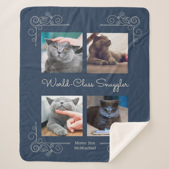 World-Class Snuggler Custom Photo Sherpa Blanket (Front)