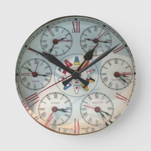 World Clock image for Round (Medium) Wall Clock