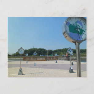 World Clocks, Korea Postcard
