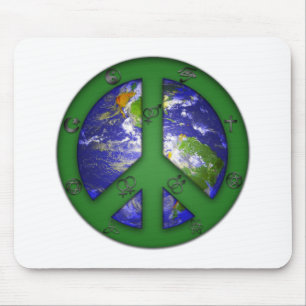 World Coexist Mouse Pad