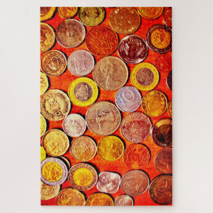 World Coins Jigsaw Puzzle