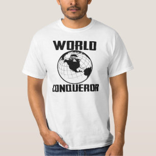 World Conqueror Plain White T-Shirt
