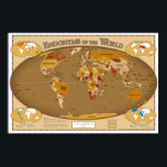 World Countries in their Local Language (Endonyms) Poster<br><div class="desc">This map shows the long-form formal names of the countries and territories of the world in the languages of the people who live there. Updated for 2013.</div>