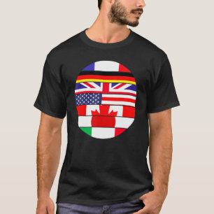 World Country Flags For Geography T-Shirt