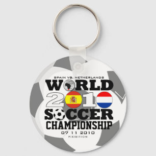 World Cup 2010 Finals Spain Netherlands Keychain