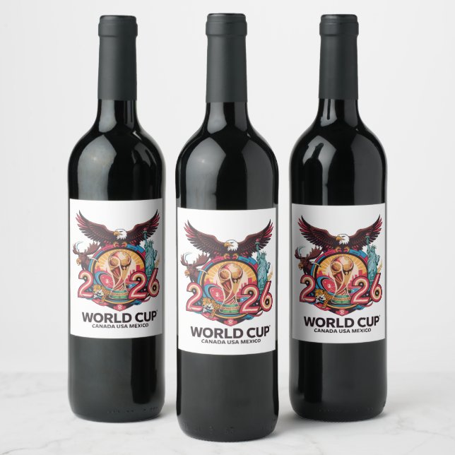 World Cup 2026 Wine Label (Bottles)