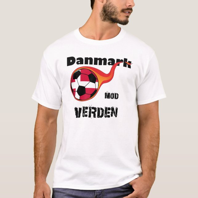 World Cup - Denmark Versus The World T-Shirt (Front)