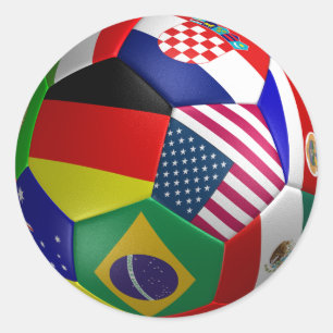 World Cup Futbol Soccer Ball Sticker