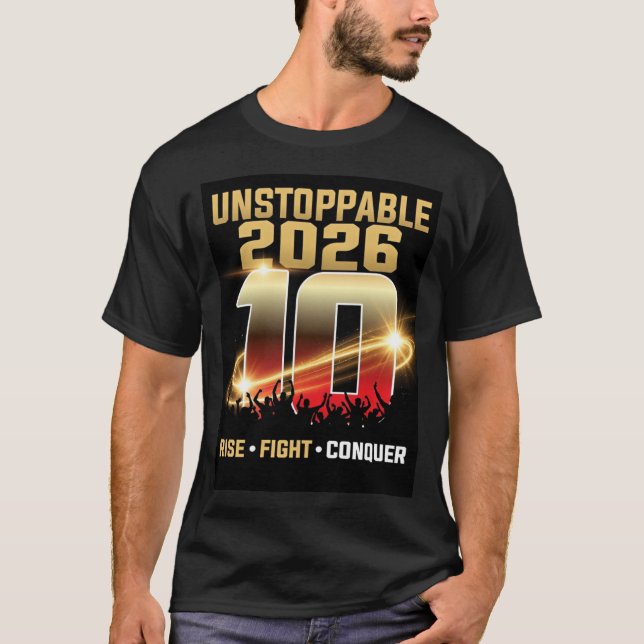 World Cup T-Shirt Gold FIFA 2026 (Front)