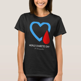 World Diabetes Day 2022 Type 1 Type 2 Diabetes Awa T-Shirt