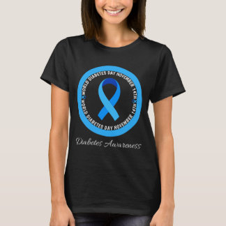 World Diabetes Day 2023 Type 1 Type 2 Diabetes T-Shirt