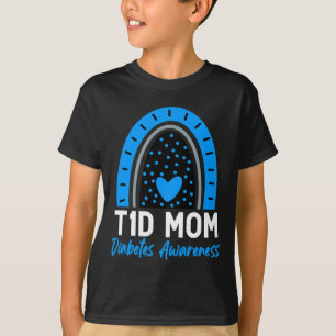 World Diabetes Day Clothes T1D Type 1 Diabetes Mom T-Shirt