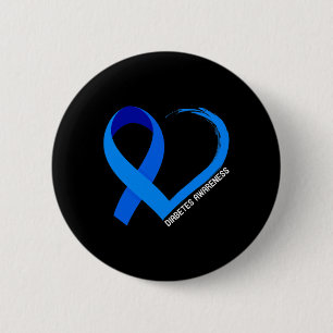 World Diabetes Day Type 1 Type 2 Diabetes Awarenes 2 Inch Round Button