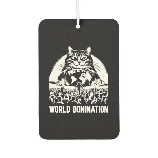 World Domination 1 Air Freshener (Front)