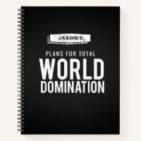 World Domination Checklist | Funny Custom Name