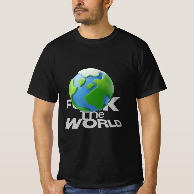 World Domination in Progress 🌍 T-Shirt (Front)