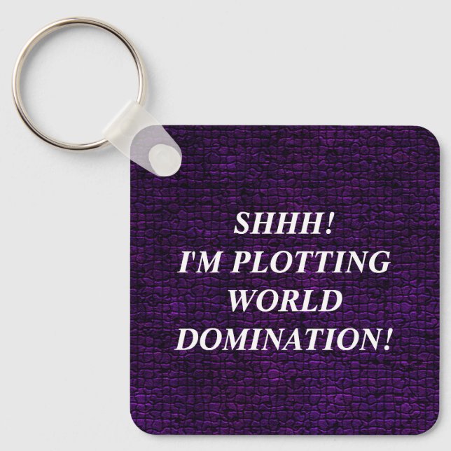World Domination Keychain (Front)