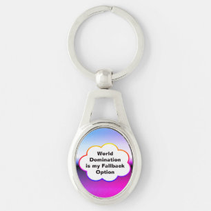 World Domination Keychainv Keychain
