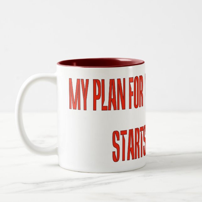 World Domination Two-Tone Coffee Mug (Left)