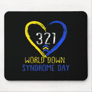 World Down Syndrome Awareness Day Love 3 Mouse Pad