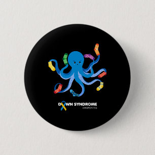 World Down Syndrome Awareness Day Rock Your Socks 2 Inch Round Button