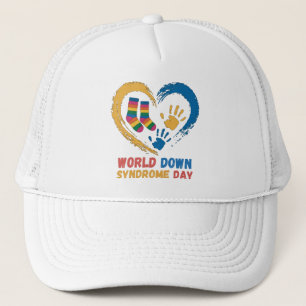 World Down Syndrome Day Awareness family Support Trucker Hat