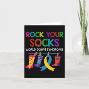 World Down Syndrome Day Boys Girls Kids Rock Your  Card