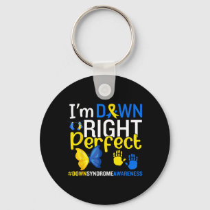World Down Syndrome Day March 21 Down Right Keychain
