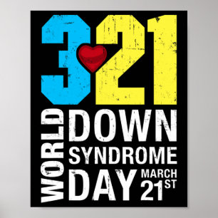 World Down Syndrome Day March 21st  Poster