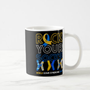 World Down Syndrome Day Rock Your Socks Awareness  Coffee Mug