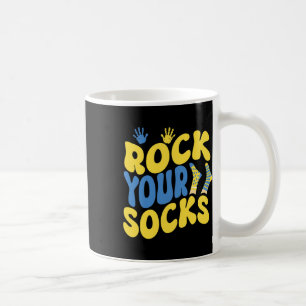 World Down Syndrome Day Rock Your Socks Groovy Coffee Mug