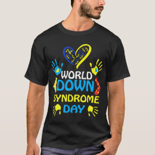 World Down Syndrome Day Support and Awareness 3.2 T-Shirt