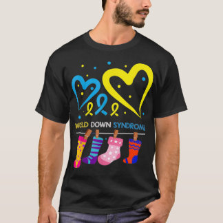 World Down Syndrome WDSD 21 March Day  T-Shirt