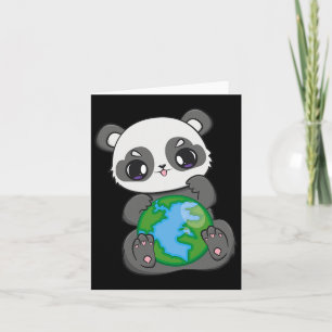 World Earth Day Earthday Panda  Card