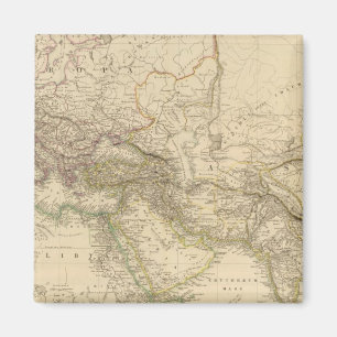 World Eastern Hemisphere Map Magnet