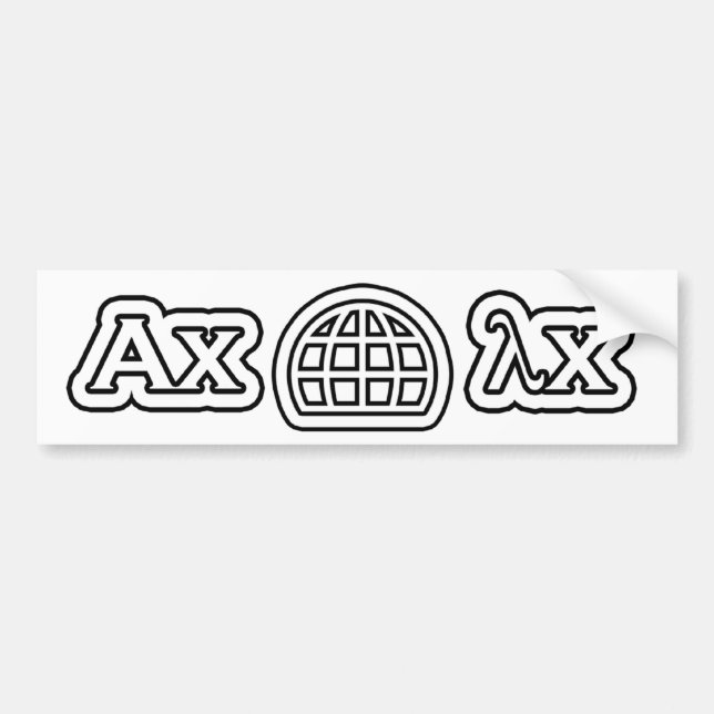 World Eigenvalue Day Bumper Sticker (Front)