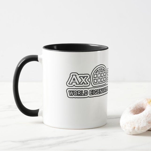 World Eigenvalue Day Mug (With Donut)