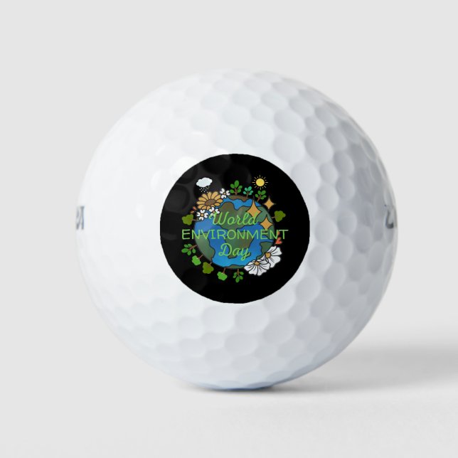 World Environment Day Golf Balls (Front)